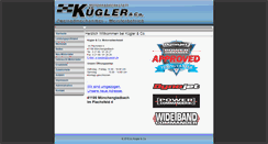 Desktop Screenshot of kuegler.de